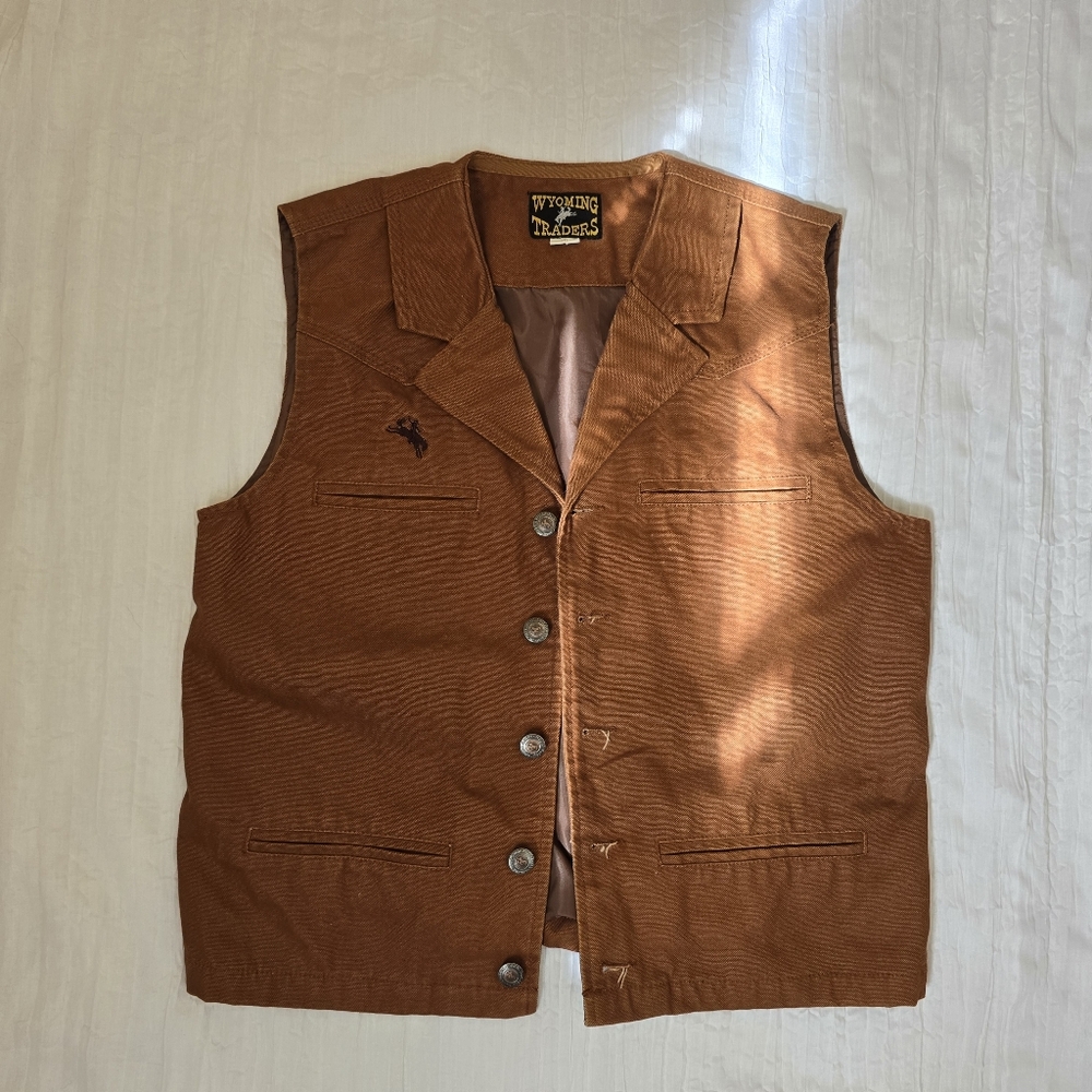 Wyoming Traders Brown Canvas Vest